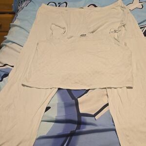 PINK Victoria's Secret White Loungewear Set